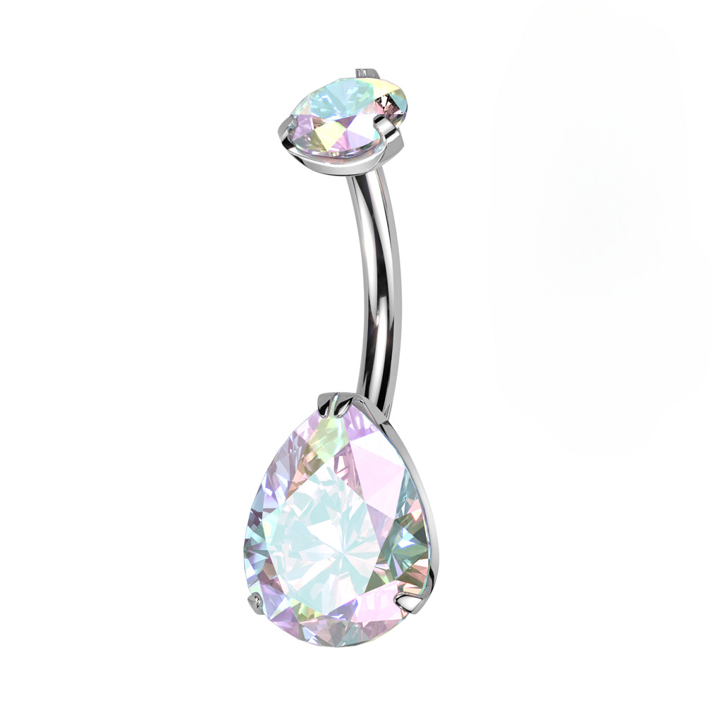 pear-shaped cz belly