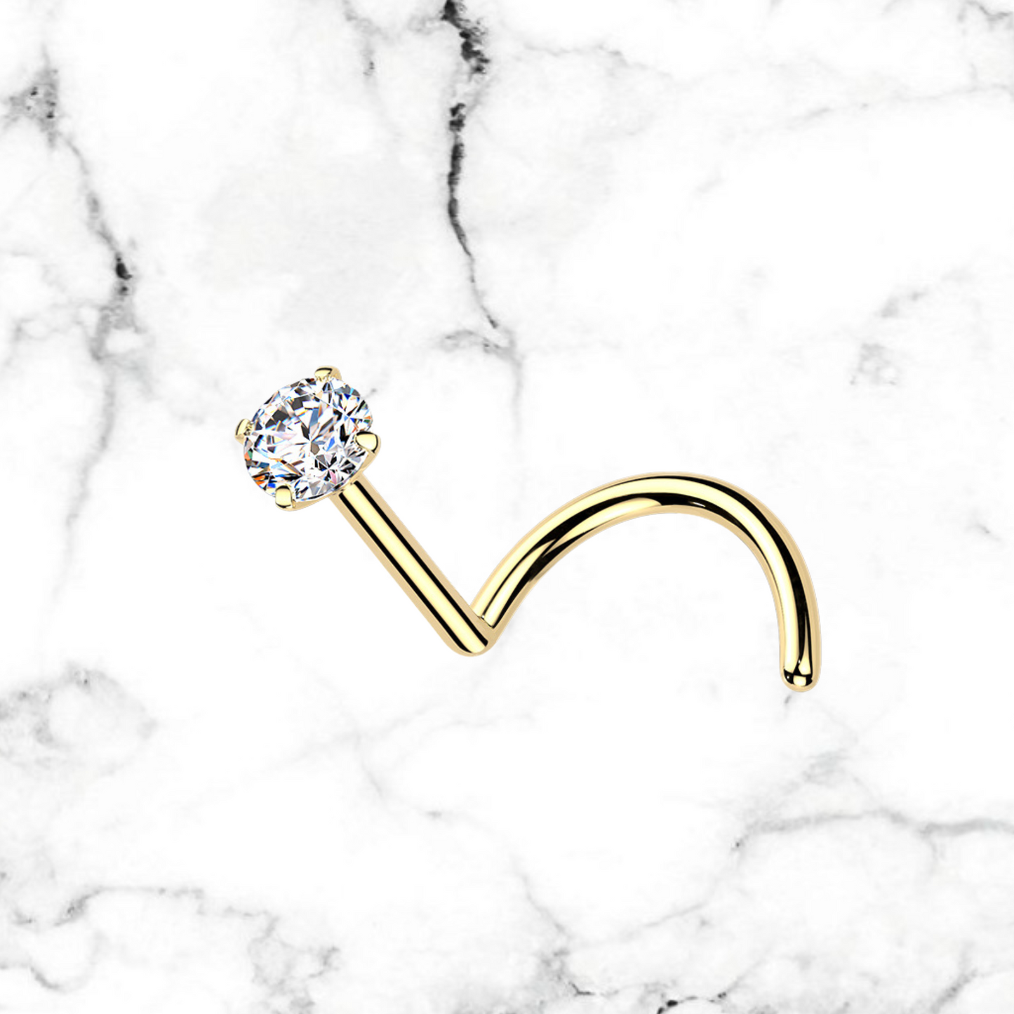 moissanite corkscrew