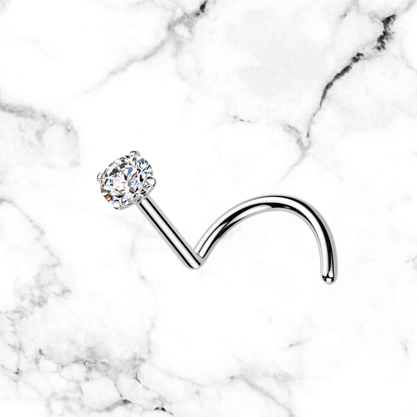 moissanite corkscrew